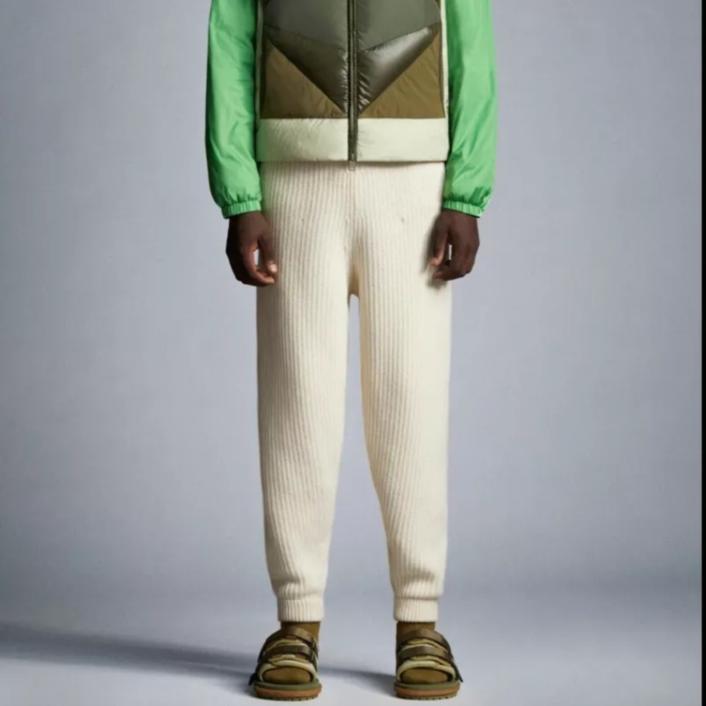 Moncler Knit Sweatpants - Cream | Size:M